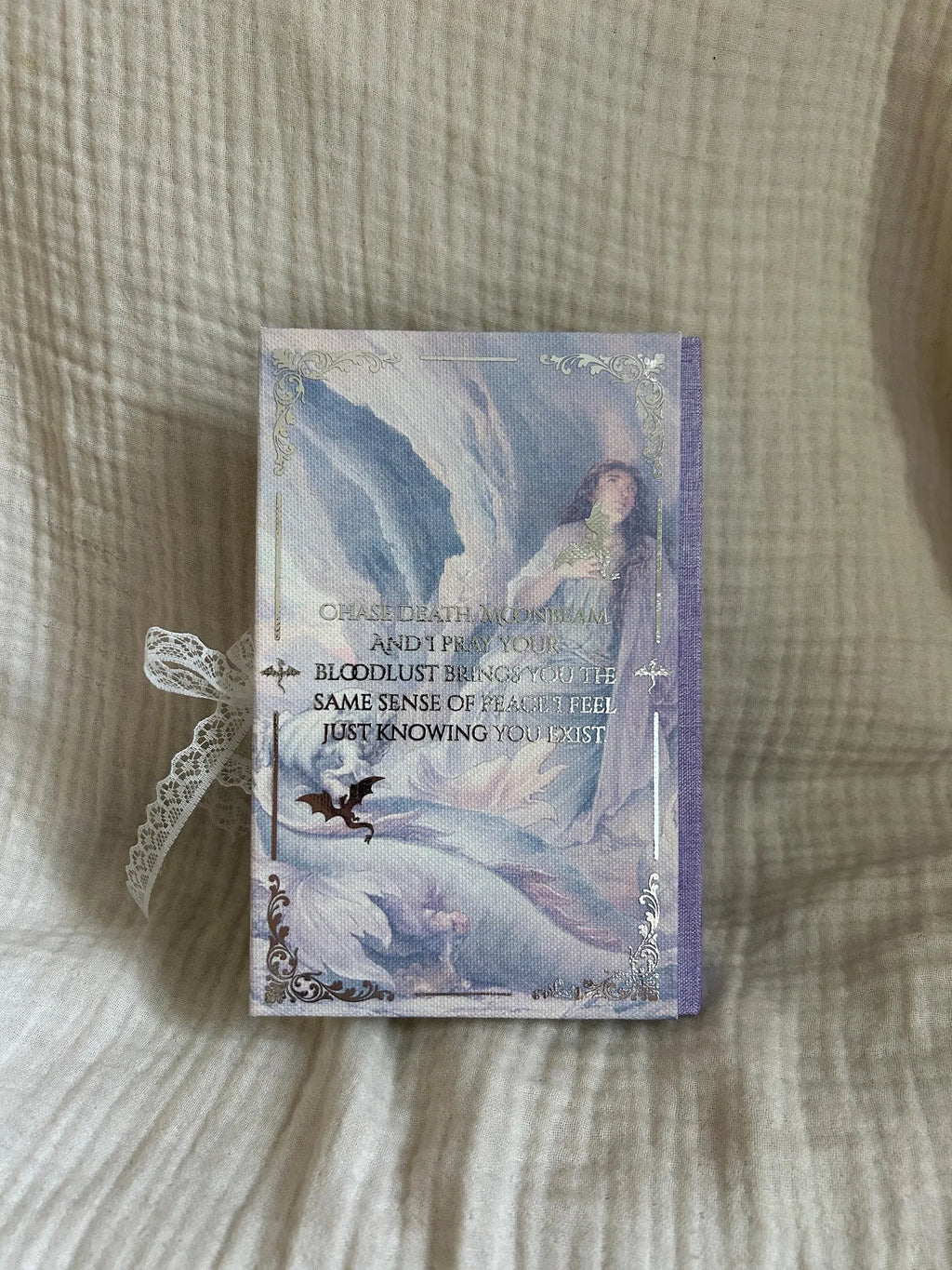 Handmade rebind of When the moon hatched